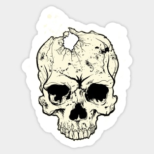 Shatter Skull Sticker